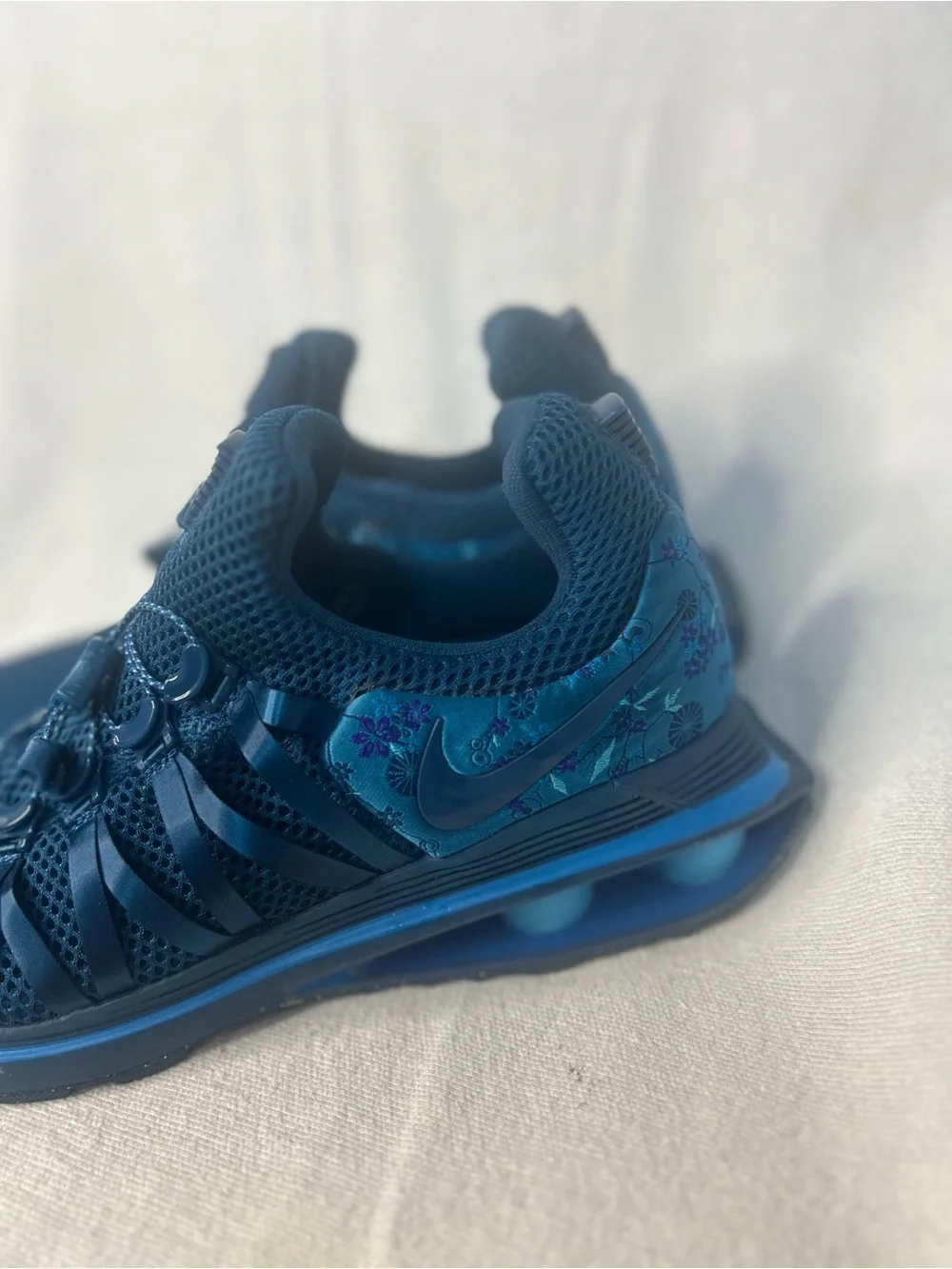 Nike Women's Breathable Mesh Running Shoes in Navy